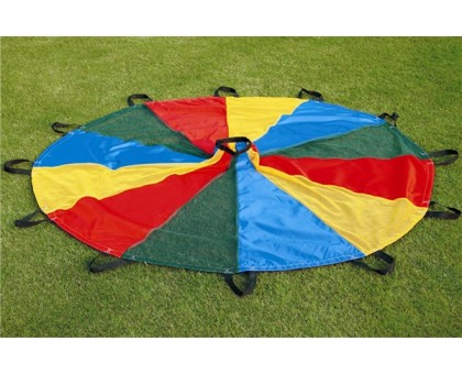 Детский игровой парашют Vinex VP7M-NM (7 м нейлон) сине-желто-красный