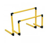 Барьер тренировочный легкоатлетический Vinex AGH-TELS14 (60 x 23 x 31) черно-желтый