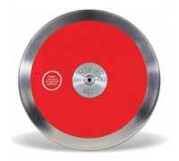 Метательный диск Vinex DSR-P16 (1.6 кг) красный. Диск для метания.
