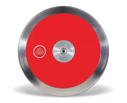 Метательный диск Vinex DSR-P16 (1.6 кг) красный. Диск для метания.