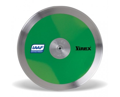 Диск для метания Vinex Practice DSG-P20 вес 2 кг зеленый. IAAF сертифицирован