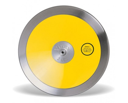 Диск для метания  Vinex Challenge DCS-S16, вес 1.6 кг желтый
