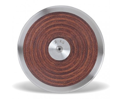 Метательный диск Vinex Low Spin DSL-WL15 ( вес диска 1,5 кг) коричневый. Диск для метания.