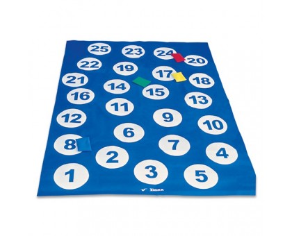 Обучающий игровой мат  с 12 мешками (числа) Vinex SCM-BBC12, сине-белый