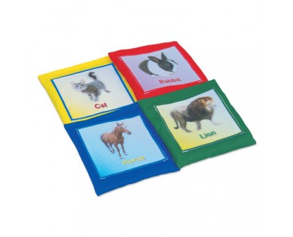Мешочки с наполнителем,  для метания,  Vinex BBC-ANPK6 (6 штук), разные цвета и фото животных 