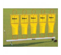 Тренировочная стенка из манекенов-силуэтов для футбола Vinex VPDM-C5P160 (160 см), желтая