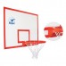 Кольцо для баскетбольного щита Vinex BBR-DW, c проволокой в полой трубке для подвешивания сетки.
