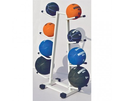  Держатель для  медицинских мячей Vinex VMBRK-S100 (8 мячей), сталь