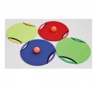 Игровой набор "Бадминтон с мячиком " Vinex VHP-40PK6, 6 обручей с тканью, разные цвета