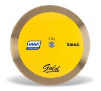 Диск для метания. Vinex Gold DGP-B10 вес 1 кг.  IAAF сертифицирован 