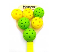 Мячи для пиклбола BORR SPORT набор 6 штук 