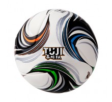 Футбольный мяч TUJI FA Nassau SSTG-5FF (5 размер) белый со вставками из разных цветов