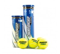Теннисные мячи CHAMPIONSHIP PRO Nassau T-1054 (4 мяча) желтые