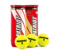 Теннисные мячи PATRIOT Nassau T-1102 (3 мяча) желтые